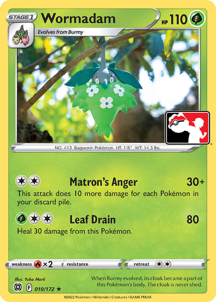 Wormadam - 010/172 [Prize Pack Series Cards]
