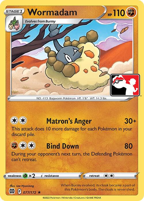 Wormadam - 077/172 [Prize Pack Series Cards]