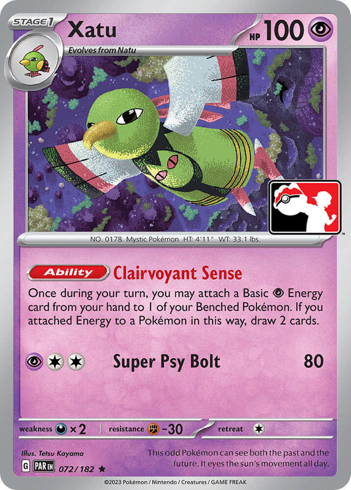 Xatu - 072/182 [Prize Pack Series Cards]