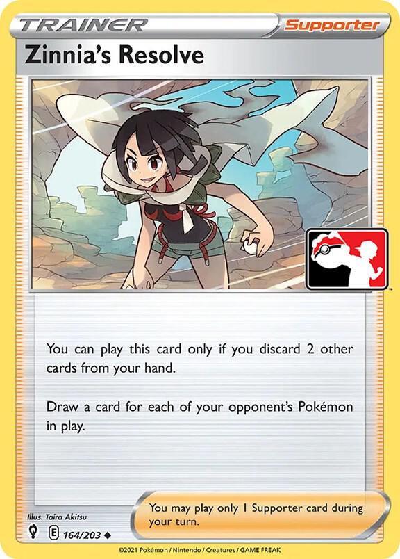 Zinnia's Resolve - 164/203 [Prize Pack Series Cards]