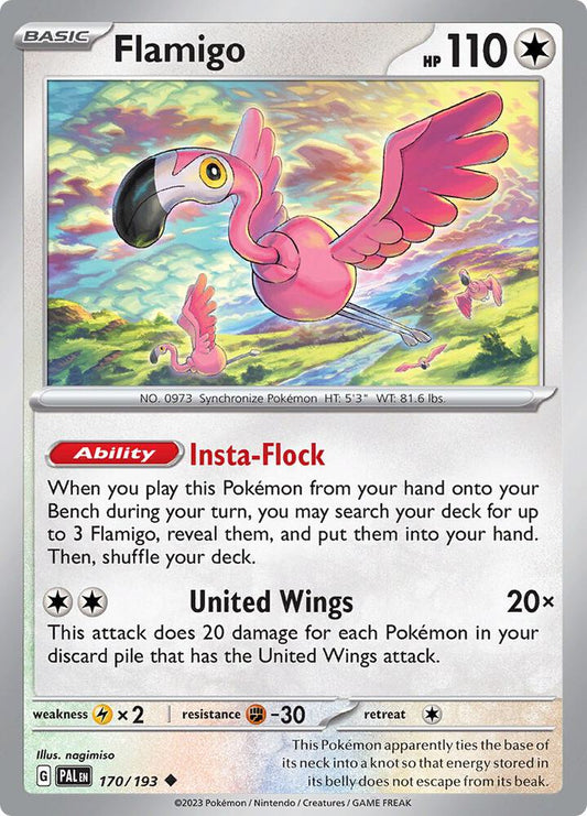 Flamigo (170/193) [SV02 Paldea Evolved]