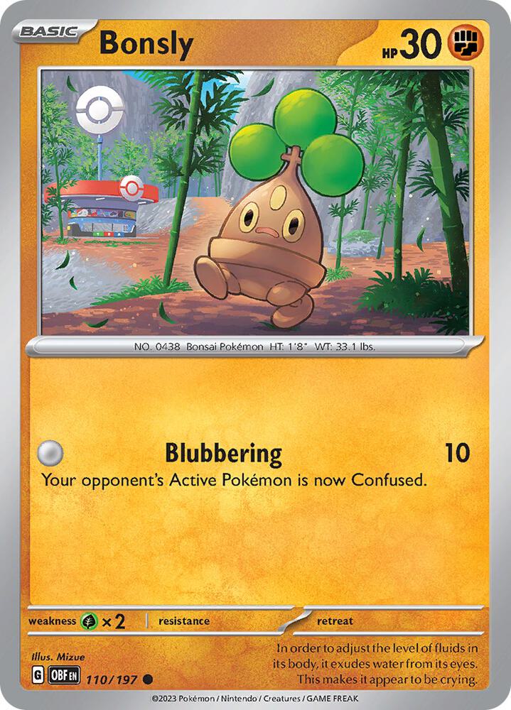 Bonsly (110/197) [SV03 Obsidian Flames]