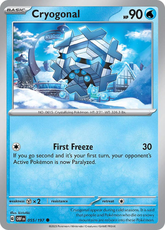 Cryogonal (055/197) [SV03 Obsidian Flames]