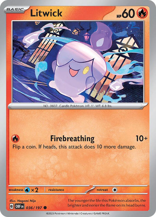 Litwick (036/197) [SV03 Obsidian Flames]
