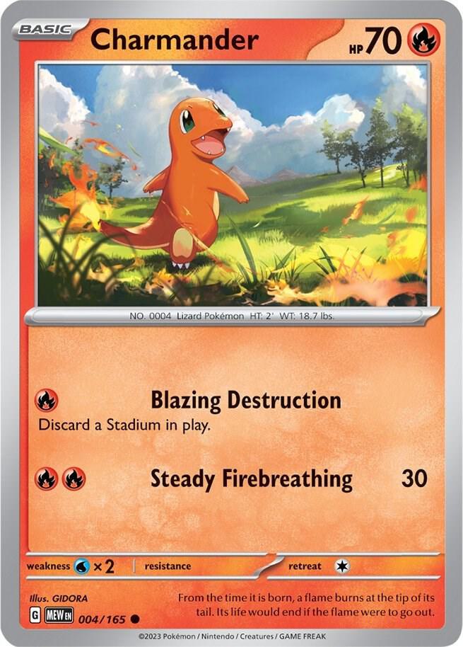 Charmander - 004/165 [SV Scarlet and Violet 151]
