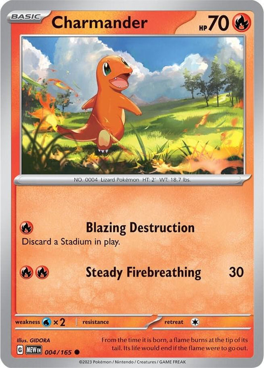 Charmander - 004/165 [SV Scarlet and Violet 151]