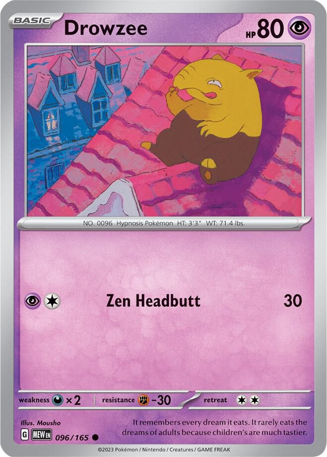 Drowzee (096/165) [SV Scarlet and Violet 151]