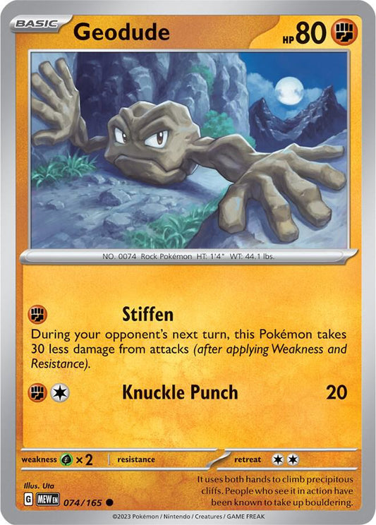 Geodude (074/165) [SV Scarlet and Violet 151]