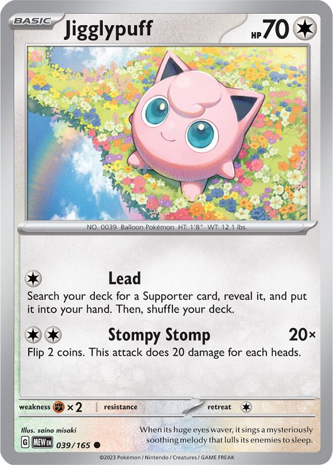 Jigglypuff (039/165) [SV Scarlet and Violet 151]