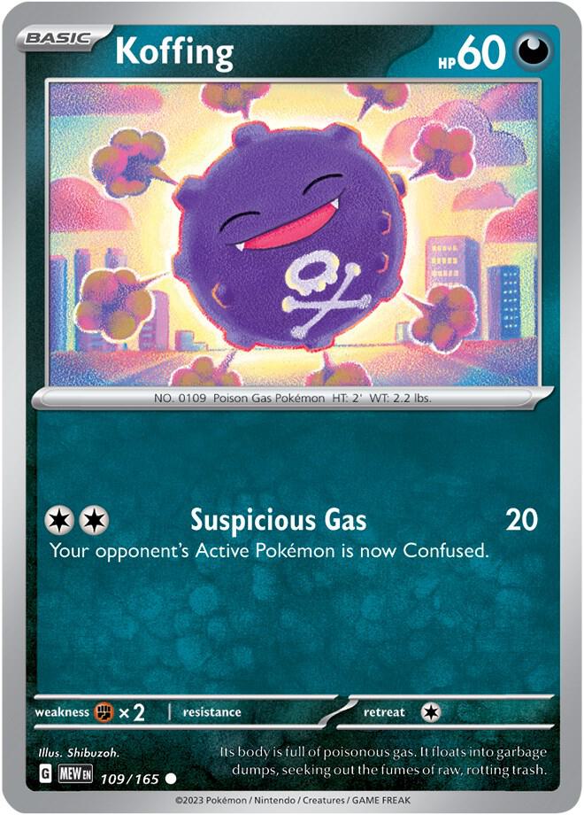 Koffing (109/165) [SV Scarlet and Violet 151]