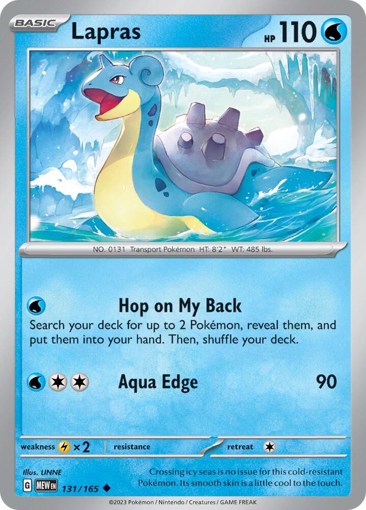 Lapras (131/165) [SV Scarlet and Violet 151]