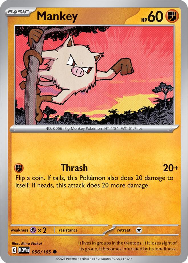 Mankey (056/165) [SV Scarlet and Violet 151]