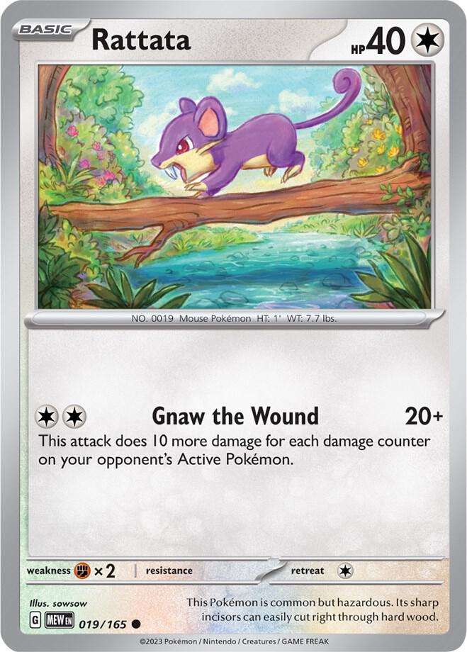 Rattata (019/165) [SV Scarlet and Violet 151]
