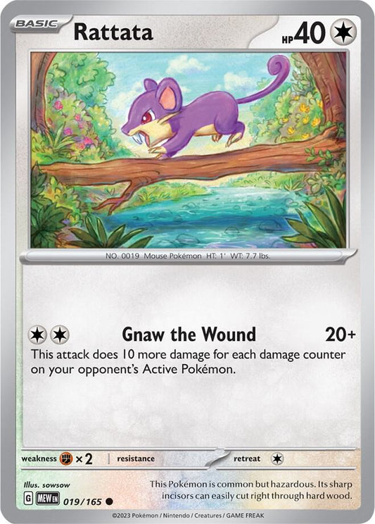 Rattata (019/165) [SV Scarlet and Violet 151]