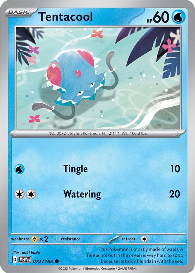 Tentacool (072/165) [SV Scarlet and Violet 151]