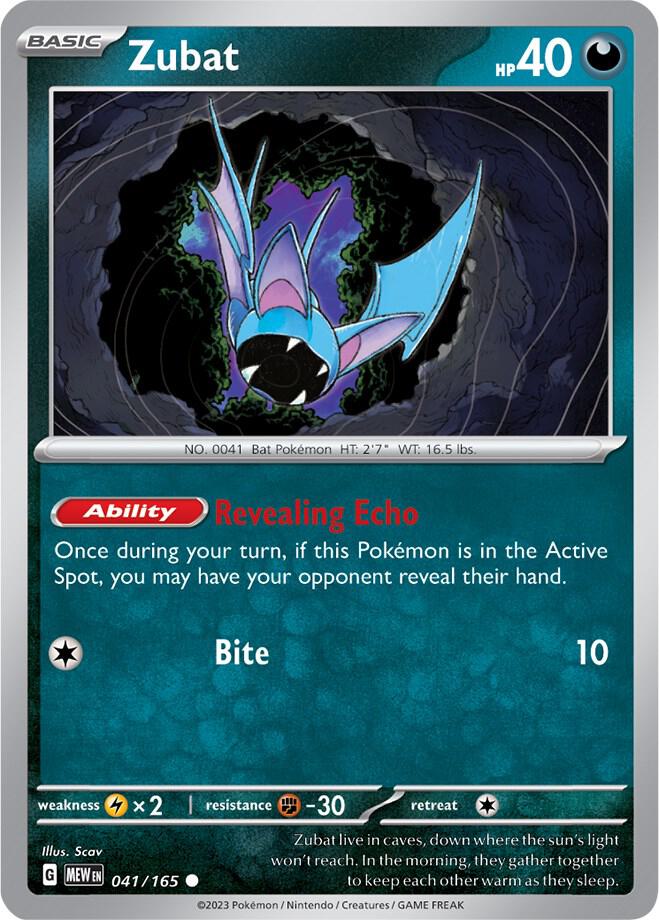 Zubat (041/165) [SV Scarlet and Violet 151]