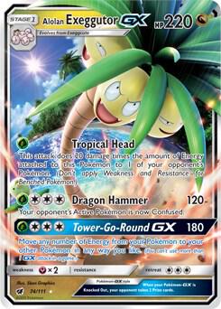 Alolan Exeggutor GX (74/111) [SM Crimson Invasion]