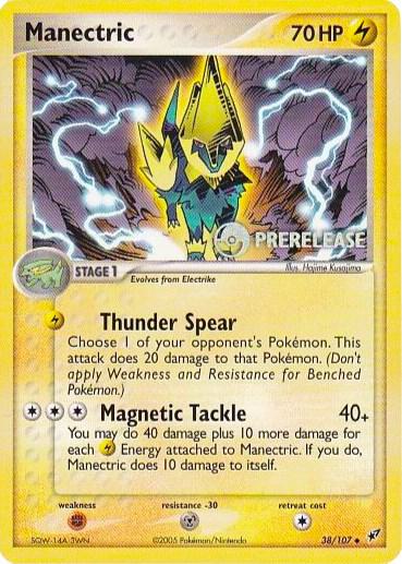 Manectric - 38/107 (Prerelease) [Nintendo Promos]