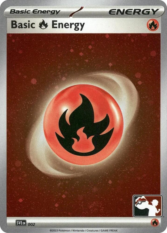Basic Fire Energy - 002 (Cosmos Holo) [Prize Pack Series Cards]