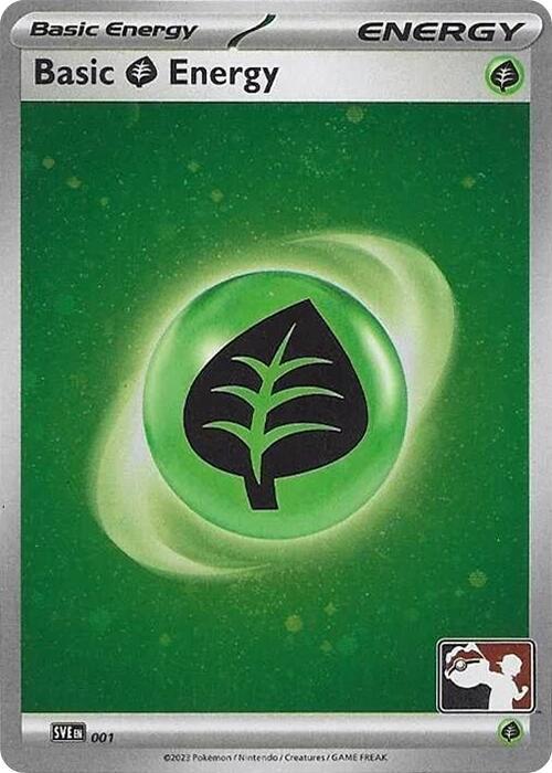 Basic Grass Energy - 001 (Cosmos Holo) [Prize Pack Series Cards]