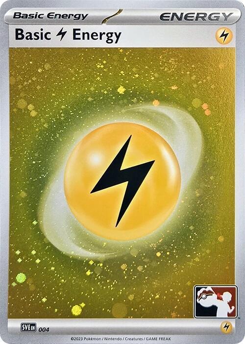 Basic Lightning Energy - 004 (Cosmos Holo) [Prize Pack Series Cards]