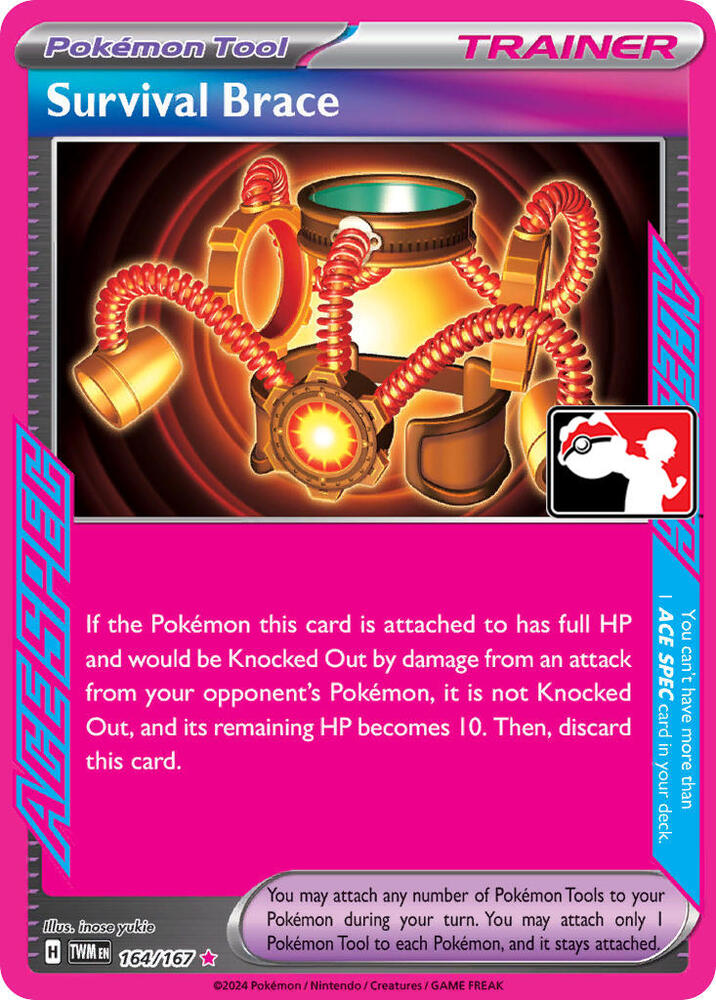 Survival Brace - 164/167 [Prize Pack Series Cards]