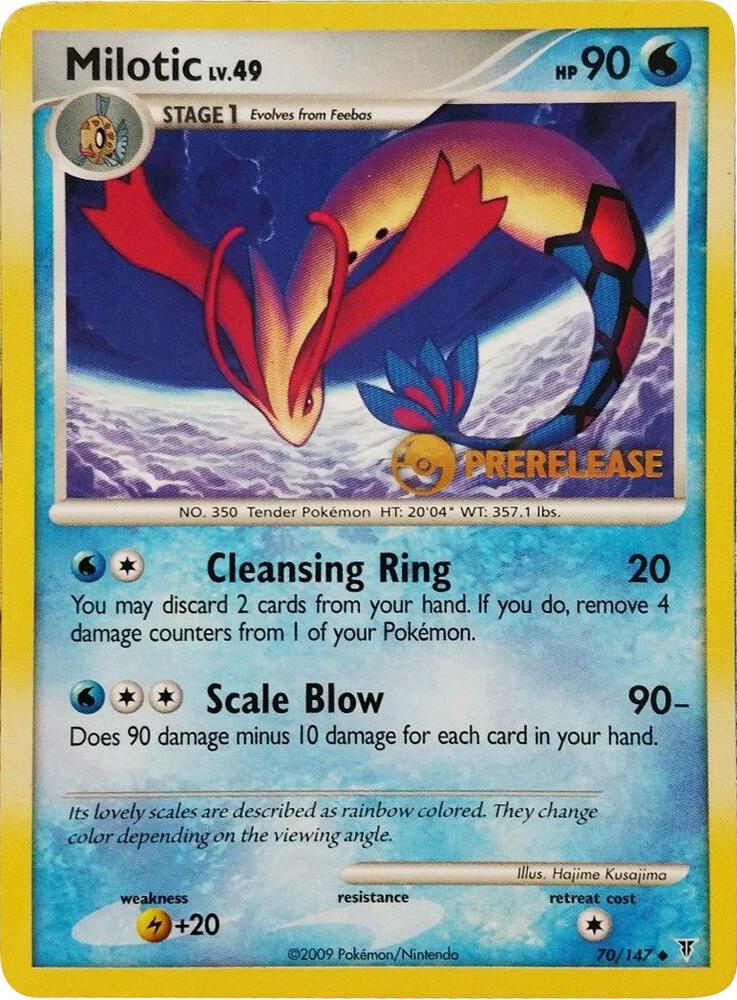 Milotic - 70/147 (Prerelease) [Nintendo Promos]