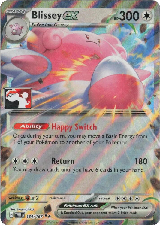 Blissey ex - 134/167 [Prize Pack Series Cards]