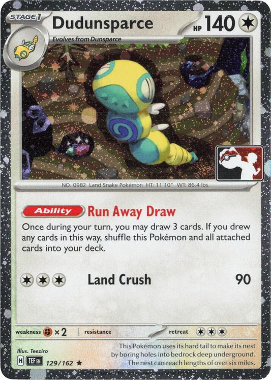 Dudunsparce - 129/162 (Cosmos Holo) [Prize Pack Series Cards]