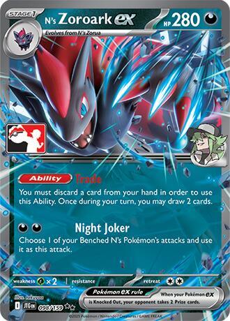 N's Zoroark ex - 098/159 [Prize Pack Series Cards]