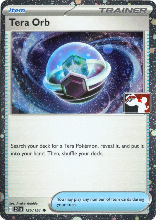 Tera Orb - 189/191 (Cosmos Holo) [Prize Pack Series Cards]