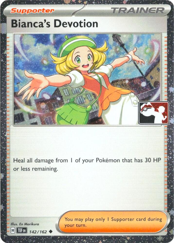 Bianca's Devotion - 142/162 (Cosmos Holo) [Prize Pack Series Cards]