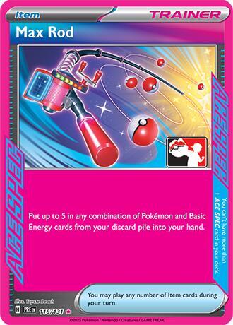 Max Rod - 116/131 [Prize Pack Series Cards]