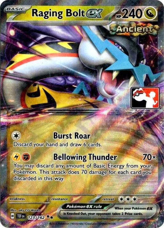 Raging Bolt ex - 123/162 [Prize Pack Series Cards]