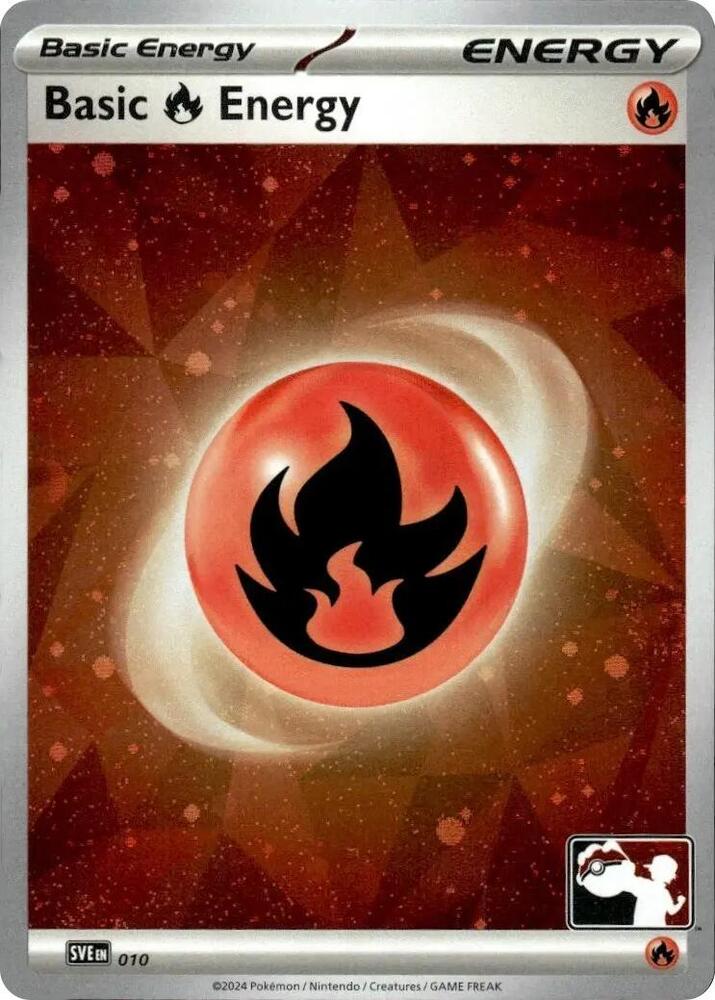 Basic Fire Energy - 010 (Cosmos Holo) [Prize Pack Series Cards]