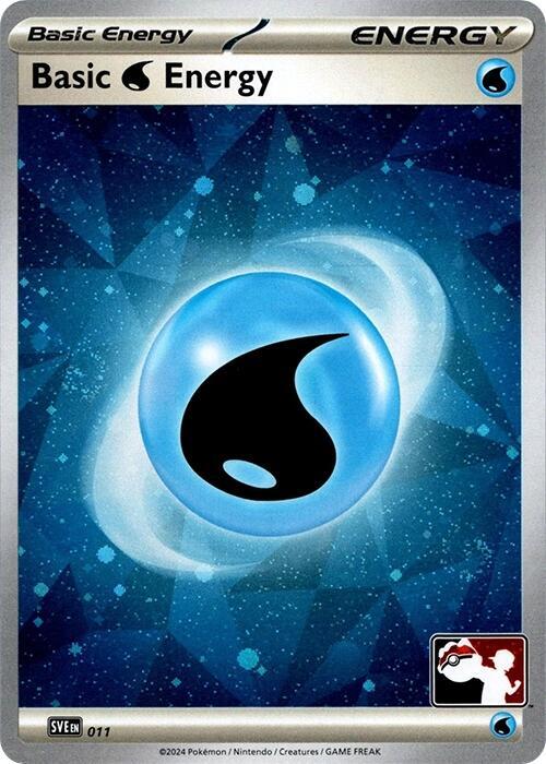 Basic Water Energy - 011 (Cosmos Holo) [Prize Pack Series Cards]