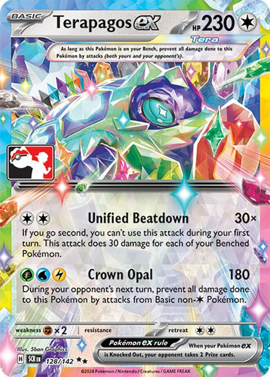 Terapagos ex - 128/142 (Prize Pack Series 7) [Prize Pack Series Cards]