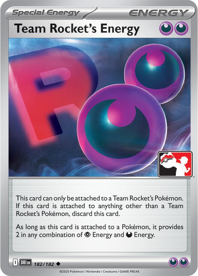 Team Rocket's Energy - 182/182 [Prize Pack Series Cards]