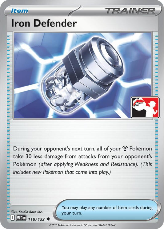 Iron Defender - 118/132 [Prize Pack Series Cards]