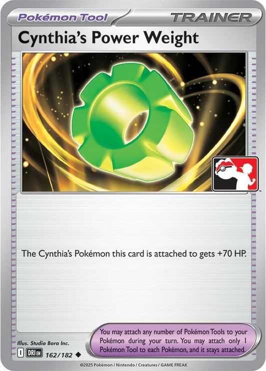 Cynthia's Power Weight - 162/182 [Prize Pack Series Cards]