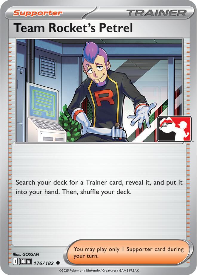 Team Rocket's Petrel - 176/182 [Prize Pack Series Cards]