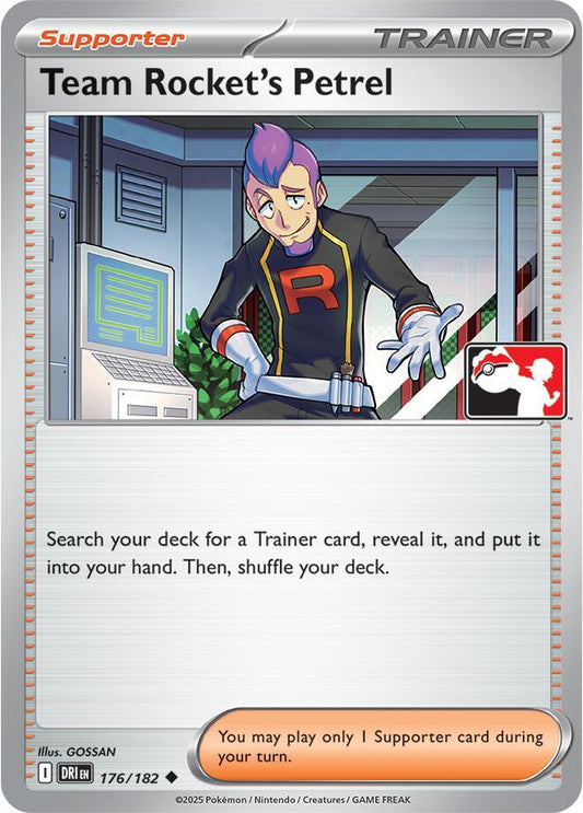 Team Rocket's Petrel - 176/182 [Prize Pack Series Cards]