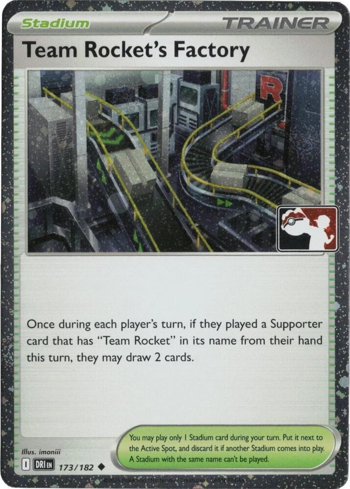 Team Rocket's Factory - 173/182 (Cosmos Holo) [Prize Pack Series Cards]