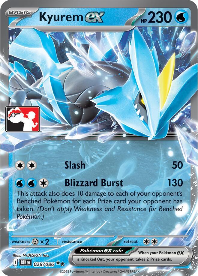 Kyurem ex - 028/086 [Prize Pack Series Cards]