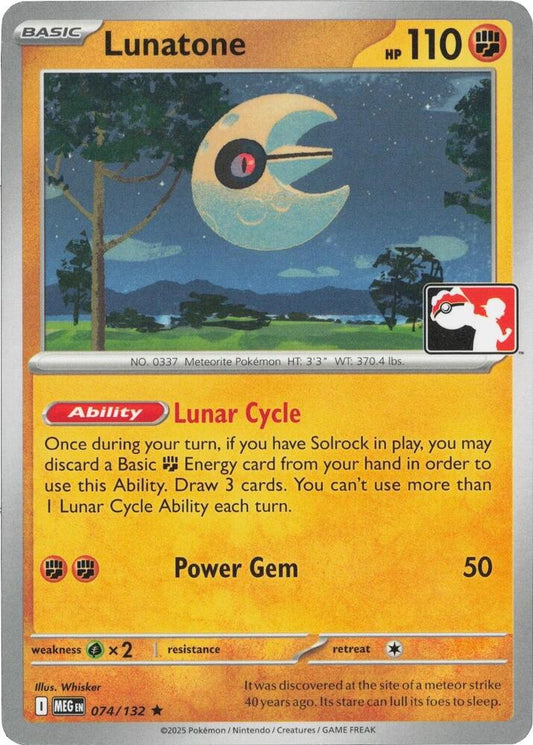 Lunatone - 074/132 [Prize Pack Series Cards]
