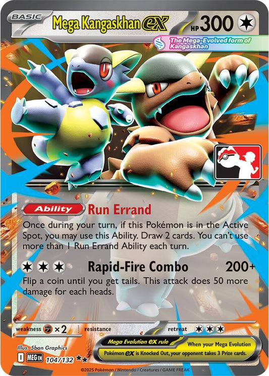 Mega Kangaskhan ex - 104/132 [Prize Pack Series Cards]