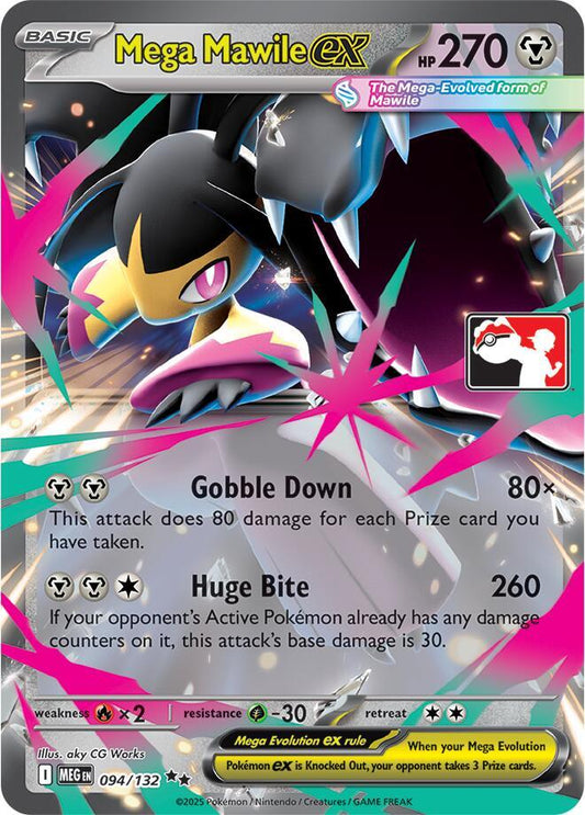 Mega Mawile ex - 094/132 [Prize Pack Series Cards]