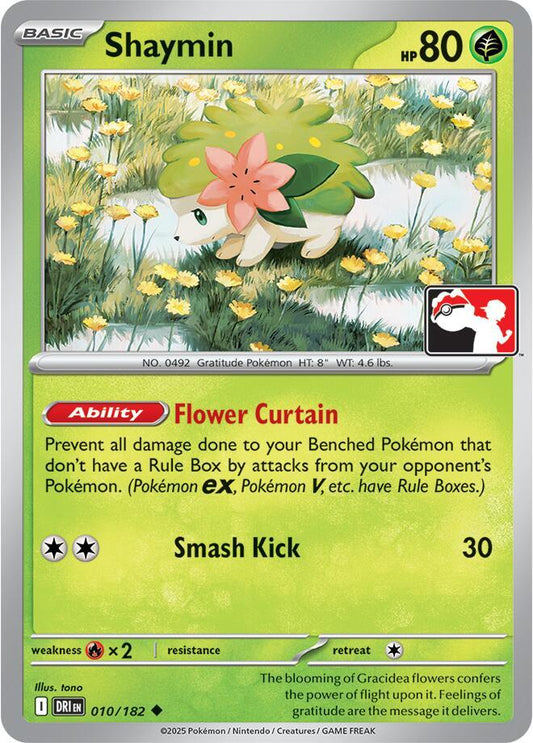Shaymin - 010/182 [Prize Pack Series Cards]