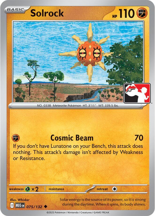 Solrock - 075/132 [Prize Pack Series Cards]