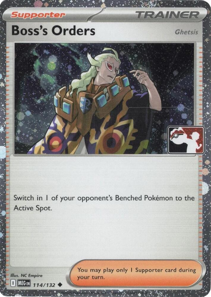 Boss's Orders [Ghetsis] - 114/132 (Cosmos Holo) [Prize Pack Series Cards]